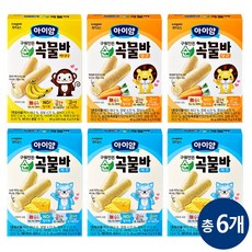 일동후디스 아이얌 순곡물바 혼합 6개, 바나나1 + 당근2 + 치즈3, 40g, 1세트