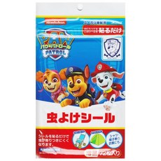 Skater 防蚊貼 日本製造 驅蚊貼片 卡通 防蚊貼片 巧虎 恐龍 多啦A夢 Kitty 和光堂 防蚊貼紙, 1個, 藍色汪汪隊 / 6830, 10g