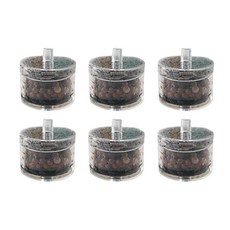 Neirny 고양이 반려동물 새싹 세라믹 도자기 정수기 급수기 음수대 음수기 분수대 1500ml, 교체 필터 6개  교체 주기 1개월, 1개