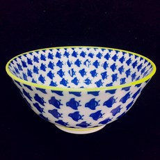 FUTABA 日本製 唐風日式陶瓷拉麵碗, 1個, 藍色