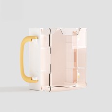 貝貝妮 防擠壓杯架 飲料杯架 牛奶杯架 輔助杯架 果汁杯托 鋁箔包杯架 水杯架 兒童杯托 鋁箔包飲料盒 杯架 飲料架, 1個, 米色, N00295米色