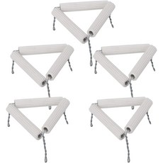 포키티 세라믹 파이프 점토 삼각형 고온 저항 도가니 홀더 지지 도가니용 철선으로 가열하면 터지지 않습니다