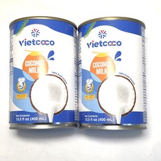 비엣코코 코코넛 밀크, 400ml, 2개