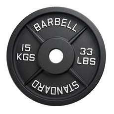 홈짐 헬스 중량 탄소강원판 50mm바벨원판 1.25-25KG, 블랙, 1개, 15kg