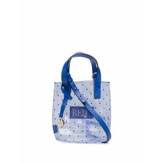 레드(V) 폴카 도트 토트 백