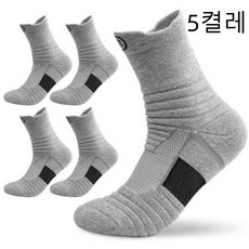 투니스 남성 기능성 스포츠 중목양말 5개입