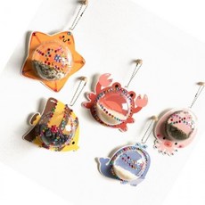 5개세트 DIY 찰랑찰랑 악기만들기 마라카스 해양생물, 5개, 단일상품1