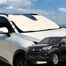 사계절 ToB 그랜드스타렉스 성에방지 자동차커버 먼지, SUV-베이지