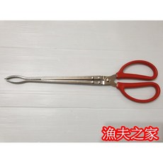 【漁夫之家】彎口趕海專用鉗子 / 螃蟹夾 / 魚夾 / 鱔魚夾/ 牡蠣夾 /燒烤夾 / 海邊夾螃蟹 / 龍蝦夾, 1個, 紅柄