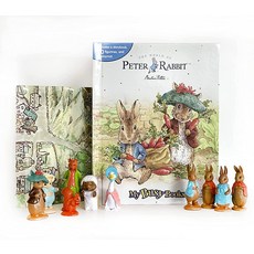 [5] Peter Rabbit / The World of Beatrix Potter My Busy Books - Storybook 10 figurines playmat, [5] Peter Rabbit / The World o