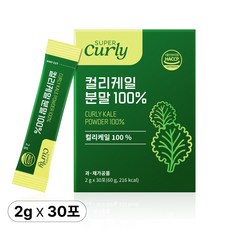 슈퍼컬리 컬리케일 분말 100% 대용량 30포, 30개, 2g
