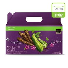 풀무원 진한 흑도라지&수세미 세트 80mlX30포, 80ml, 1세트