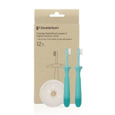 더블하트 유치브러쉬 3단계 2p, 2개입, 1개