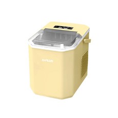 G-PLUS 微電腦全自動製冰機, 奶油黃製冰機(贈收納袋)