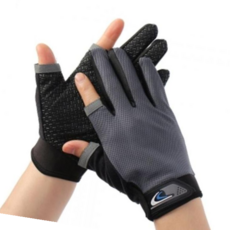 2컷장갑 메쉬 남성 2컷 스포츠 장갑(그레이) 헬스 논슬립장갑, 본상품