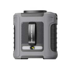 도노라이프 허리케인 휴대용 무선 허리 바디 선풍기 등풍기 8000mAh 그레이 1개