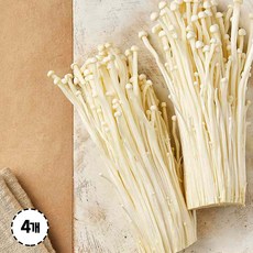 국내산 쫄깃하고 맛난 팽이버섯 싱싱한 새벽경매, 4개, 팽이버섯 150g