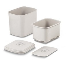 일진 미니 음식물 압축 쓰레기통 3L, 1세트