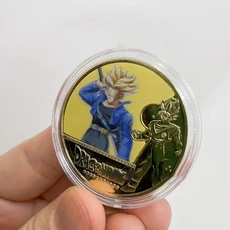 드래곤 볼 금도금 금화 손오공 베지터 기념 동전 클래식 애니메이션 주변기기 컬렉션 장난감 기념품, [28] C 9