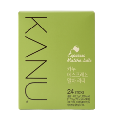 카누 에스프레소 말차 라떼, 17.3g, 1박스, 24개입