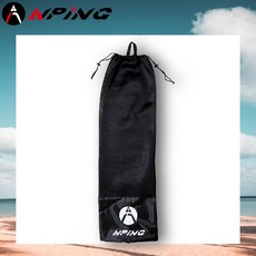 【ANPING】加厚蛙鞋網袋 蛙鞋袋 輕便束口網袋 長蛙袋 單肩背帶 長蛙網袋 長蛙鞋袋 短蛙鞋袋 自由潛水, 1個, 加厚短蛙鞋網袋85×33cm