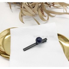 오아브로드 포인트 컬러 핀 블랙 볼 여성 머리핀 헤어핀, B. 컬러 콩 꽥꽥이 클립네이비