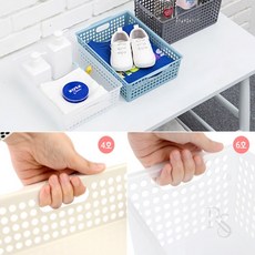 썸데이몰 다용도 트레이 책상 정리함, 3호 - SM(반투명)