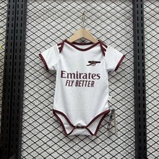 축구 유니폼 아기축구유니폼 신생아 점프수트 베이비 축구복 레알마드리드, 2526 아스날 원정