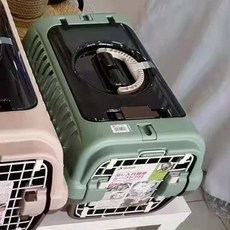 반려동물 캠핑캐리 접이식 S사이즈 캐리어 고양이 이동장 리첼 강아지, U01KT5NH1K4AAY2EAC6H9R3ME9-011, F. 그린 더블