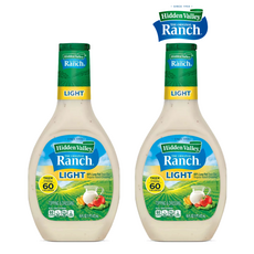 [Hidden Valley] [1+1] 히든밸리 라이트 랜치 473ml + 라이트 랜치 473ml 서브웨이 드레싱 소스 Hidden Valley Ranch Dressing