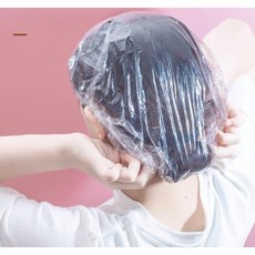 여성용 일회용 방수 방진 헤어캡 두꺼운 대형, 500개, 10_고압투명두껍업그레이드500개