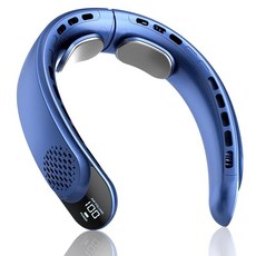 FrSara 휴대용 넥 팬 충전식 USB 타입-C로 차가운 공기를 불어 넣는 개인용 배터리 전원 냉각 장치 LED 디스플레이 3단 속도 4000mAh 여성 스포츠, FrSara 휴대용 넥 팬 충전식, USB 타입-C로