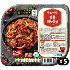 야식만참 숯불제육볶음 250g, 5개