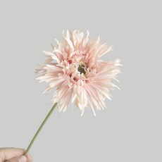 거베라 조화 42cm 조화꽃 인테리어 부케 거베라조화 2p 1세트 소품, 2개, 핑크색