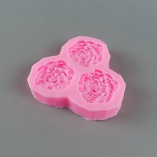 미니 장미 3구 몰드