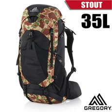 GREGORY STOUT 35L 專業健行登山背包 - 岩紋迷彩