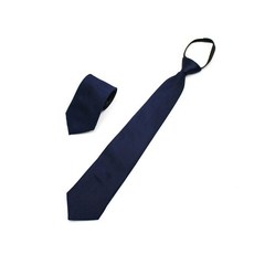 지퍼넥타이 - 네이비