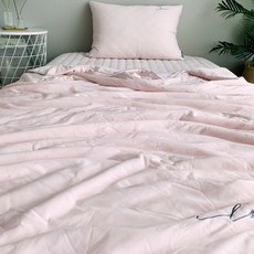 (세탁망 증정) 레오나 아이스셀 뉴오싹 냉감이불 여름 차가운 시원한 냉장고 쿨링 이불, 핑크, 싱글이불1장+베개커버1장