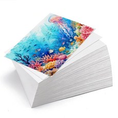 120 Sheets Cold Press Watercolor Paper 4x6Inch 140lb/300GSM Heavyweight Natural Cotton Artist Pap, 120 Sheets Cold Press Watercol