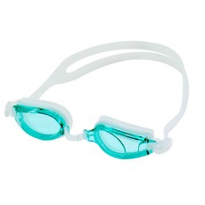 제프 국내제작 성인 아동 공용 물안경 UV자외선차단 안전성 시험 합격 아동물안경 성인물안경 김서림방지코팅 안티포그 수경 WS-106, 민트, 1개