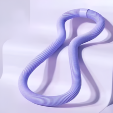 캐시웨이 홈트 다이어트 소프트 스프링 훌라후프, 1개, 퍼플, 1.4kg