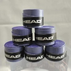 테니스 연습 6개입 오리지널 헤드 오버그립 논슬립 라켓 땀방지 그립판 충격완화 그립손잡이 트레이닝 액세서리, 3) sticky purple, 1개