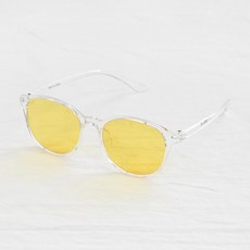 국산 야간 운전 편광 안경 슬림 라운드 빅 뿔테