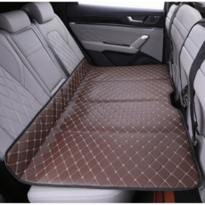 차량용 뒷자석 확장 접이식 평탄화 차박매트 보드 차박 용품 차량 뒷자석 매트 자동차 뒷자석 평탄매트 차박매트, 다갈색