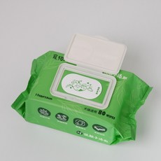 派斯生活 Petsup 寵物純水濕紙巾 銀離子抑菌 柔軟加厚 清潔濕巾 80抽, 1個裝, 1個