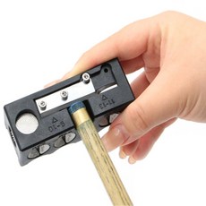 LxU 프로용 다기능 당구 큐팁 트리머 수리기, 1개, 블랙