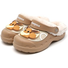 SHOELAMODE 寶可夢兒童 CH 伊布 酷洛 發光保暖涼鞋