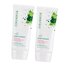 본트리 베리에센스 무기자차 핑크톤업 선크림 50ml 2개 SPF50+PA4+ 눈시림없는 썬크림 4638761