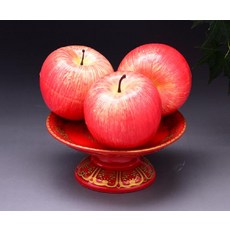 擺飾蘋果 祭祀擺飾, 仿真水果蘋果, 1個