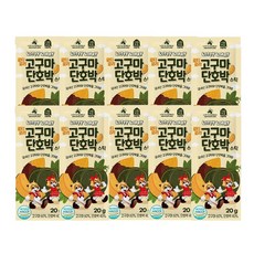 로티로리 고구마스틱 단호박, 10개, 20g, 고구마단호박
